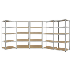 Стеллаж LEOBRO 180 &times; 450 &times; 40 см, 175 кг/полка, 5 полок (LB-R175-GALX5) 22500153 фото