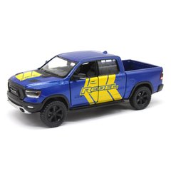 Машинка металлическая инерционная 2019 Dodge RAM 1500 Kinsmart KT5413WF 1:46 (Синий) 21304529 фото