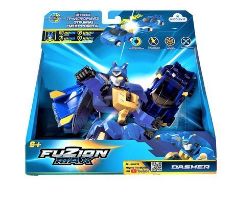 54003 Игровой набор машинок-трансформеров Fuzion MAX &ndash; дашер 20501167 фото