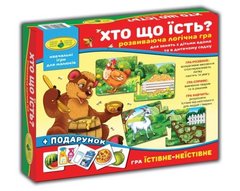 Детская развивающая игра "Кто что ест?" 86072 на укр. языке 21306523 фото