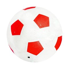 М'яч футбольний Metr+ BT-FB-0240 гумовий, 330г, діаметр 21,3 см (Червоний) 21307807 фото