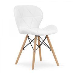 Стул Just Sit из экокожи Ripiano (белый 1) (с незначительным повреждением) 20200541 фото