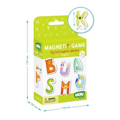 Детский набор магнитов "Магнитные буквы. Английский" Mon Game 200210 21304180 фото
