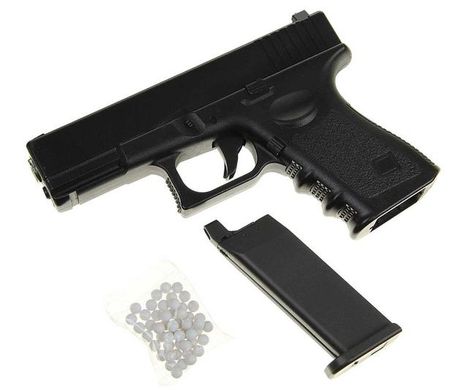 G15 Страйкбольний пістолет Galaxy Glock 17 метал чорний 20500956 фото