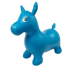 Детский прыгун-лошадка MS0737 резиновый (Синий) 21306324 фото