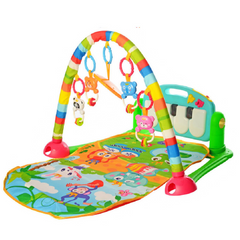 Дитячий килимок для немовляти HE0603 з піаніно (Зелений) 21306724 фото