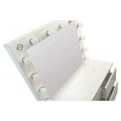 Туалетный столик с подсветкой, розеткой и USB Bonro-B071 белый 7000190 фото