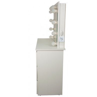 Туалетный столик с подсветкой, розеткой и USB Bonro-B071 белый 7000190 фото