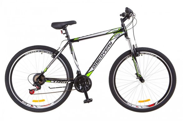 Велосипед 29 Discovery TREK AM 14G Vbr рама-21 St чорно-жовтогарячий з синім 2018 1890422 фото