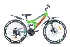 Велосипед сталь Premier Raptor24 Disc 13 зеленый с красным 1080114 фото