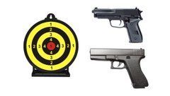 Пистолет GLOCK G17 Vigor (пластик) + пистолет SIG P226 + мишень 6,5 дюйма + шары 0,12 г, 1000 шт. 20502134 фото