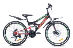 Велосипед сталь Premier Raptor24 Disc 13 червоний з чорним 1080115 фото