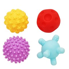 Набір Іграшок для ванної A004 м'ячики 4 шт (A004-1) 21301313 фото