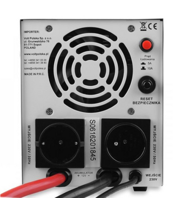 Гибридный ИБП/инвертор Volt Polska SINUS PRO 800 E 12/230V 500/800W (3SP080012E) 22500157 фото