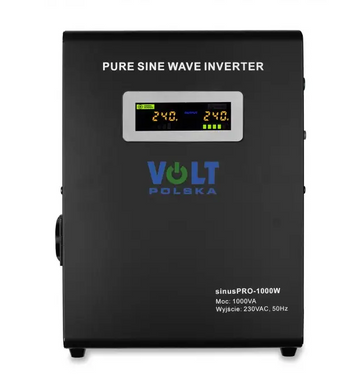 Гибридный ИБП/инвертор Volt Polska SINUS PRO 1000 W 12/230V 700/1000W (3SP100012W) 22500259 фото
