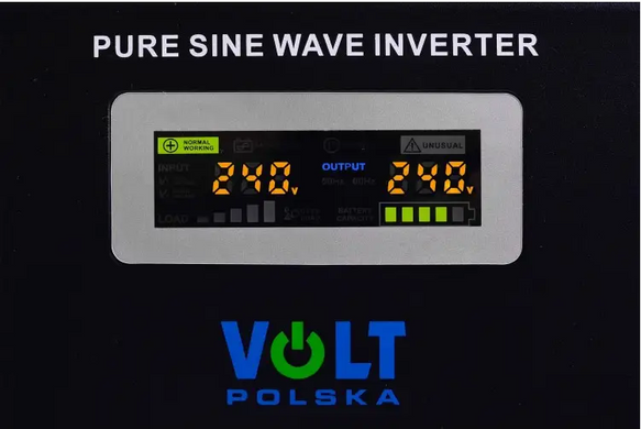 Гибридный ИБП/инвертор Volt Polska SINUS PRO 1000 W 12/230V 700/1000W (3SP100012W) 22500259 фото