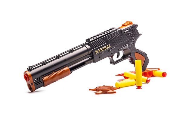 Іграшковий дробовик "Marshal" Golden Gun 915GG з м'якими кулями 21301013 фото