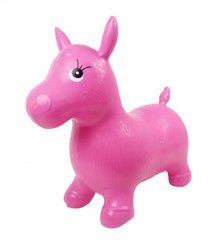 Детский прыгун-лошадка MS0737 резиновый (Розовый) 21306327 фото