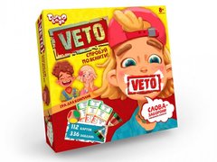 Детская настольная развлекательная игра "VETO" VETO-01-01U на укр. языке 21305411 фото