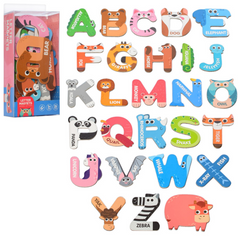 Набір магнітних літер Bambi 2058 Англійська (Рожевий) 21304184 фото