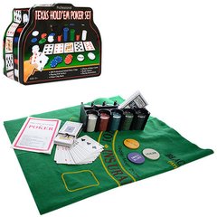Настольная игра Покер THS-153 в металлической коробке 21305061 фото