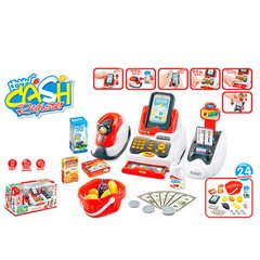 Детский игровой кассовый аппарат 668-48 со звуком и светом 21300764 фото