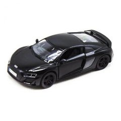 Машинка металлическая инерционная Audi R8 Coupe 2020 Kinsmart KT5422W 1:36 (Черный) 21304534 фото