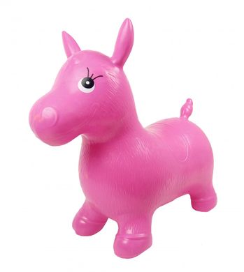 Дитячий стрибун-конячка MS0737 гумовий (Рожевий) 21306327 фото