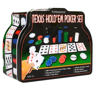 Настільна гра Покер THS-153 в металевій коробці 21305061 фото