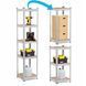 Металлический стеллаж Siker G4040, 180&times;40&times;40 см, 5 полок 7001129 фото 2