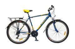 Велосипед собранный почта 26 Optimabikes COLUMB AM 14G St с багажн. сине-жёлтый 2015 1890154 фото