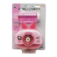 Генератор мильних бульбашок камера 134-55A світлові та звукові ефекти (Рожевий) 21304835 фото