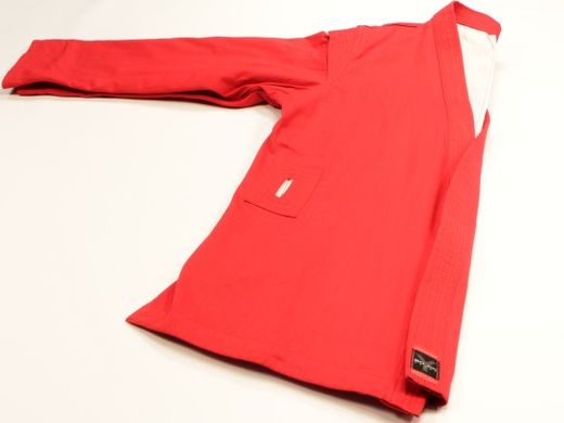 Куртка Самбо ЧЕРВОНА саржа (гладка тканина), нар. 30/зріст 122 1640418 фото