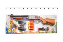 Іграшковий дробовик "Tosan" Golden Gun 925GG з м'якими кулями 21301016 фото