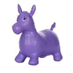 Детский прыгун-лошадка MS0737 резиновый (Фиолетовый) 21306329 фото