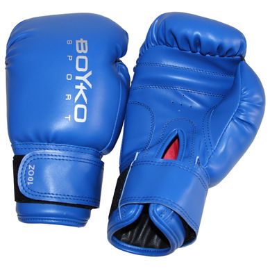 Перчатки боксерские - 12 ун синие 1640619 фото