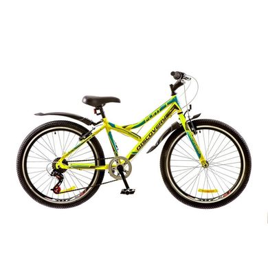 Велосипед 24 Discovery FLINT 14G Vbr рама-14 St зелено-серо-голубой (м) с крылом Pl 2017 1890004 фото