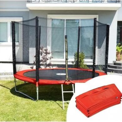 Защитная накидка на пружины для батута диаметром 312 см (10 ft), красная 7001009 фото