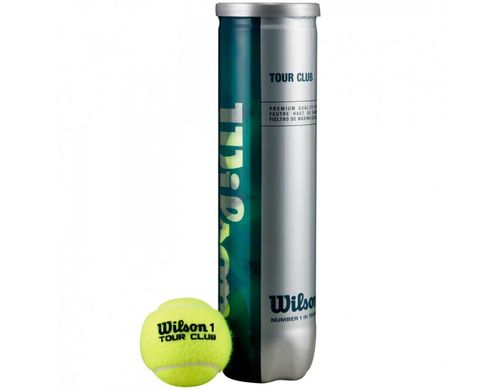 М&#39;ячі для великого тенісу Wilson Tour Club 4шт. 1450367 фото