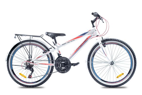 Велосипед сталь Premier Texas24 11 білий з крас-голуб 1080118 фото