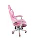 Крісло геймерське Bonro B-870 рожеве з підставкою для ніг 7000067 фото 10