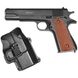 Дитячий пістолет "Colt M1911 Classic" Galaxy G13+ Метал-пластик з кобурою чорний 21301066 фото 2