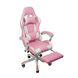 Крісло геймерське Bonro B-870 рожеве з підставкою для ніг 7000067 фото 8