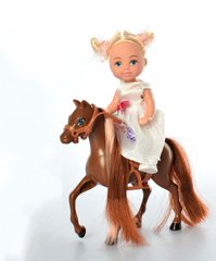 Кукла типа Барби малышка на пони DEFA 8410 3 вида (Коричневый) 21303887 фото
