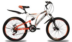Велосипед Premier Raptor24 Disc 16 RS35 білий з чорн-оранж 1080084 фото