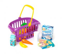 Игровой набор "Супермаркет" корзинка с продуктами 362B2, 3 цвета (Малиновый) 21300767 фото