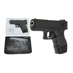 Детский пистолет "Glock 17 mini" Galaxy G16 Металл, черный 21301067 фото