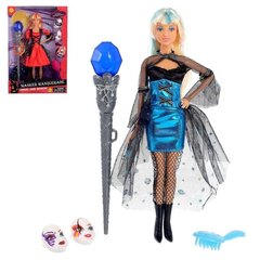 Кукла типа Барби с волшебной палочкой DEFA 8395-BF на шарнирах (Голубой) 21303937 фото