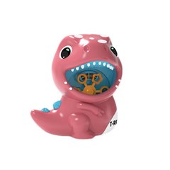Генератор мильних бульбашок XH-100 Динозавр зі звуковими ефектами (Рожевий) 21304837 фото