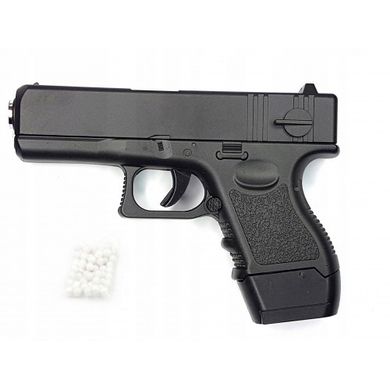 Детский пистолет "Glock 17 mini" Galaxy G16 Металл, черный 21301067 фото